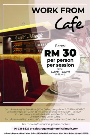Work From Cafe - Hallmark Regency Hotel (Johor Bahru, Taman Abad)