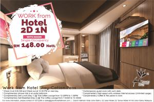 Work From Hotel (2D1N) - Grand Hallmark Hotel (Johor Bahru, Taman Molek)