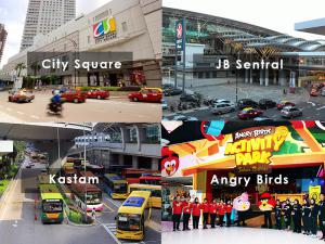City Square / JB Sentral / Kastam / Angry Birds